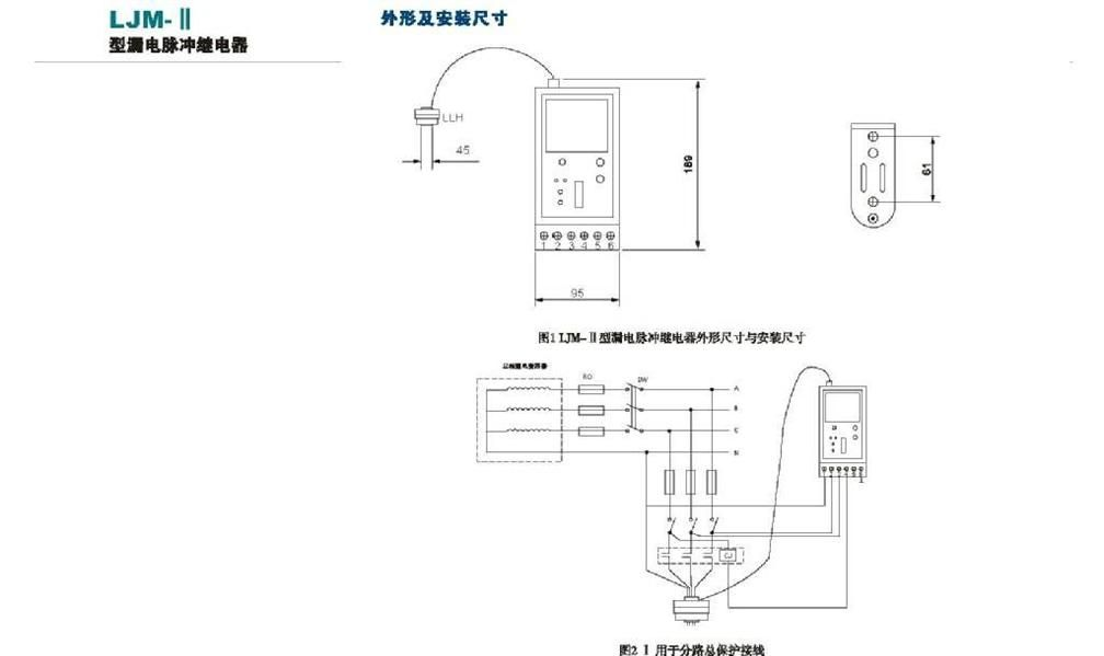 供应人民LJM-II型漏电脉冲继电器