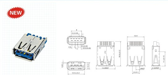 11供应新一代电脑连接器USB3.0