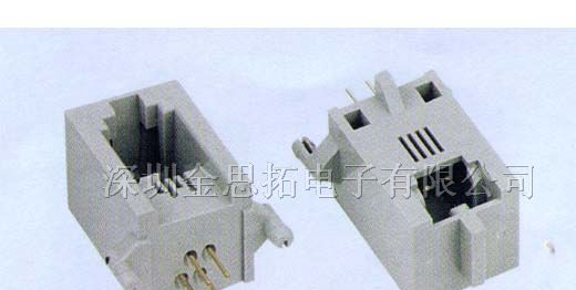 供应金线通讯网络插头、插座RJ45、RJ11