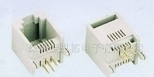 供应金线通讯网络插头、插座RJ45（55-04）
