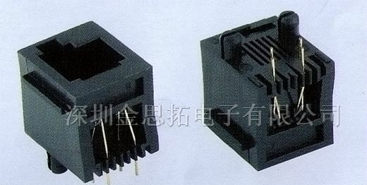 供应金线通讯网络插头、插座RJ45、RJ11（52-15）