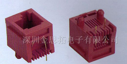 供应金线通讯网络插头、插座RJ45、RJ11（52-16）