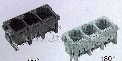 供应金线通讯网络插头、插座RJ45、RJ11（52-53）