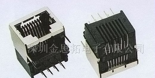 供应金线通讯网络插头、插座RJ45（53-04）