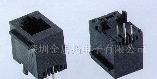 供应金线通讯网络插头、插座RJ45、RJ11（52-33）