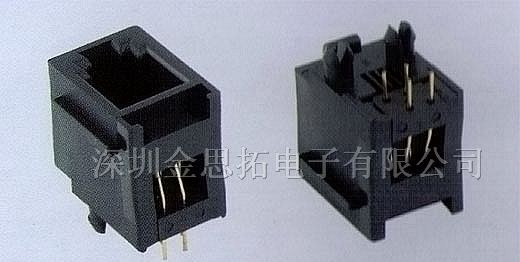 供应金线通讯网络插头、插座RJ45、RJ11（52-13）
