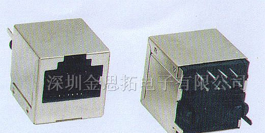 供应金线通讯网络插头、插座RJ45、RJ11（52-42）