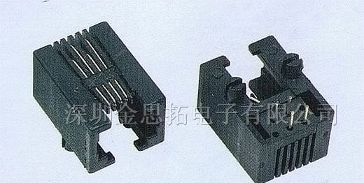 供应金线通讯网络插头、插座RJ45、RJ11（53-02）