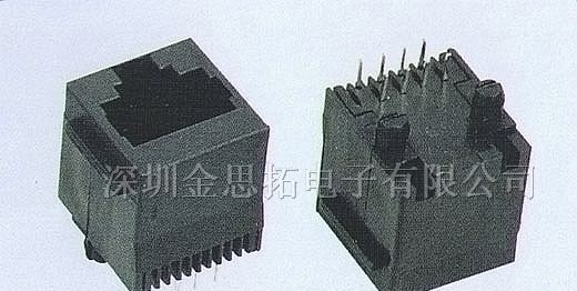 供应金线通讯网络插头、插座RJ45、RJ11（52-44）