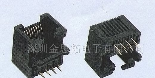 供应金线通讯网络插头、插座RJ45、RJ11（53-03）