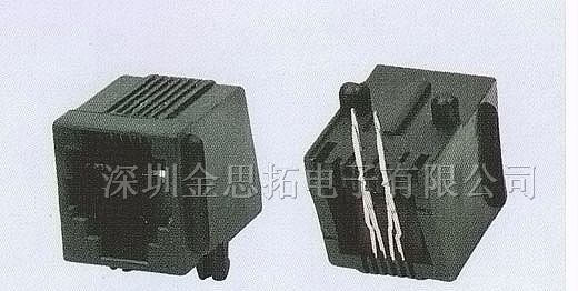 供应金线通讯网络插头、插座RJ45、RJ11(57-03)