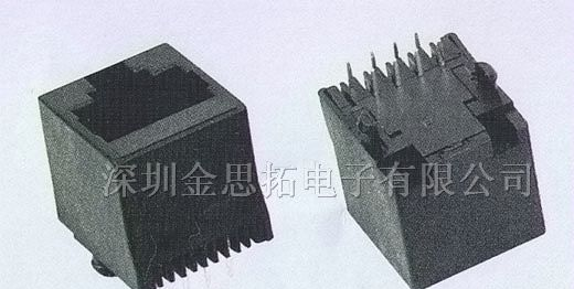 供应金线通讯网络插头、插座RJ45、RJ11（52-43）