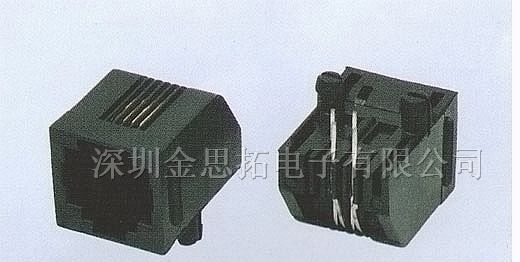 供应金线通讯网络插头、插座RJ45、RJ11(57-21)