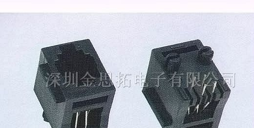 供应金线通讯网络插头、插座RJ45、RJ11
