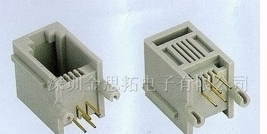 供应金线通讯网络插头、插座RJ45、RJ11(55-37)