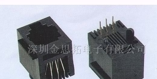供应金线通讯网络插头、插座RJ45、RJ11