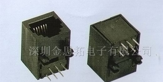 供应金线通讯网络插头、插座RJ45、RJ11(56-01)