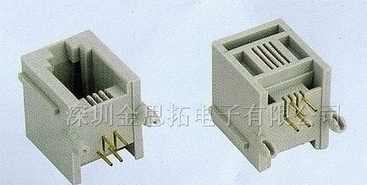 供应金线通讯网络插头、插座RJ45、RJ11(55-36)