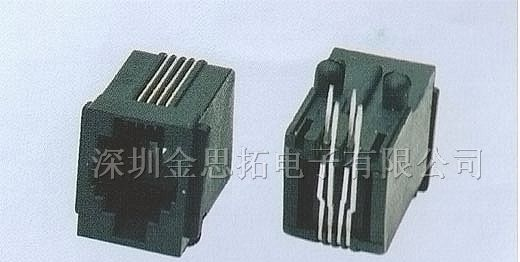 供应金线通讯网络插头、插座RJ45、RJ11(57-01)