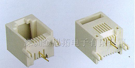 供应金线通讯网络插头、插座RJ45、RJ11(55-38)