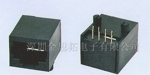 供应金线通讯网络插头、插座RJ45、RJ11(56-02)