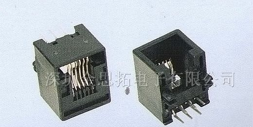 供应金线通讯网络插头、插座RJ45、RJ11（53-21）