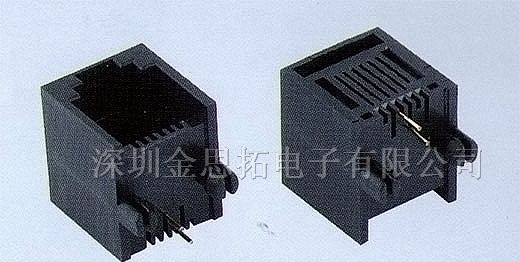 供应金线通讯网络插头、插座RJ45、RJ11(55-16)