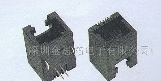 供应金线通讯网络插头、插座RJ45、RJ11(53-32)