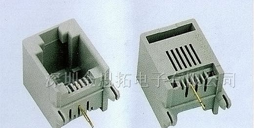 供应金线通讯网络插头、插座RJ45、RJ11(55-34)