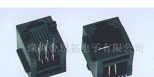 供应金线通讯网络插头、插座RJ45、RJ11(52-04)