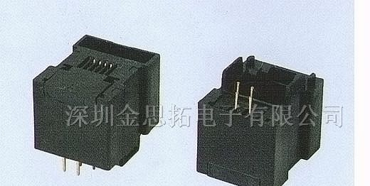 供应金线通讯网络插头、插座RJ45、RJ11(58-01)