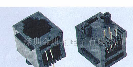 供应金线通讯网络插头、插座RJ45、RJ11(51-05)