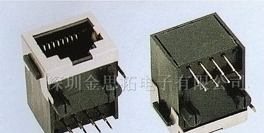 供应金线通讯网络插头、插座RJ45、RJ11(56-03)