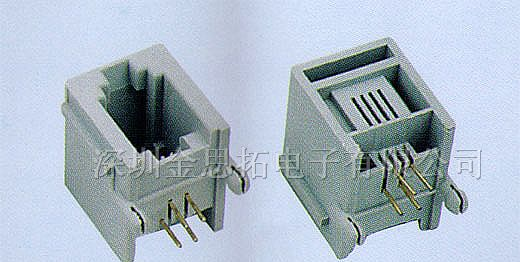 供应金线通讯网络插头、插座RJ45、RJ11(5-31)