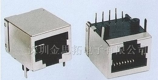 供应金线通讯网络插头、插座RJ45、RJ11(56-04)