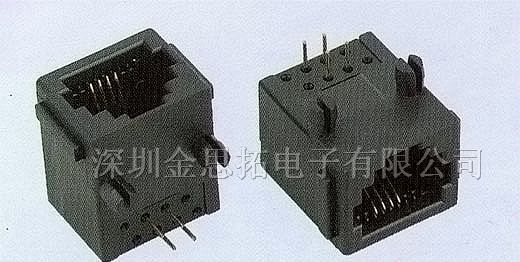 供应金线通讯网络插头、插座RJ45、RJ11(56-05)