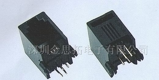 供应金线通讯网络插头、插座RJ45、RJ11(55-32)