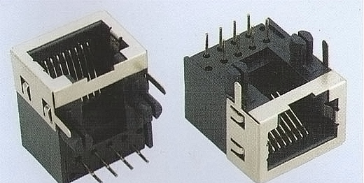 供应金线通讯网络插头、插座RJ45、RJ11(56-06)