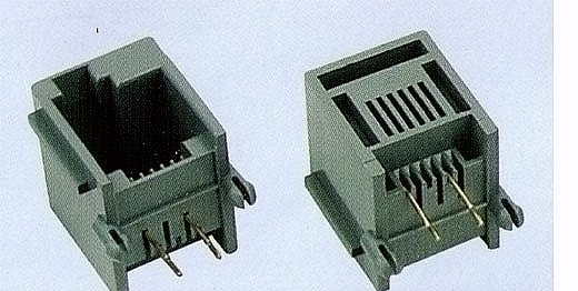 供应金线通讯网络插头、插座RJ45、RJ11(55-35)
