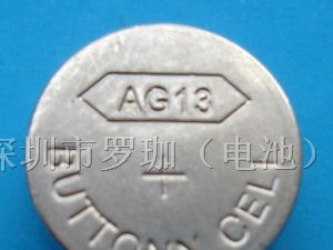 供应扣式环保电池AG13无汞，价低质优
