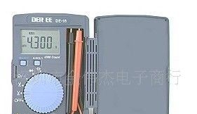 台湾得益DEREE袋装迷你数字万用表DE18/DE-18