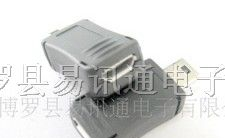 供应MICRO USB母转MINI USB公充电数据 尼科劢迪连接器