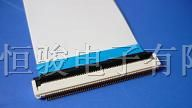 FPC/FFC排线插座0.5间距 30P翻盖下接式连接器