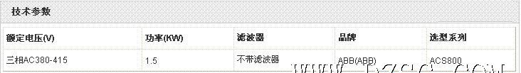 ABB变频器ACS800-01-0003-3