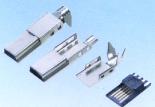 【厂家】底价供应miniUSB 5P公超薄连接器前