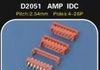 低价销售AMP2.54红色IDC D2051连接器