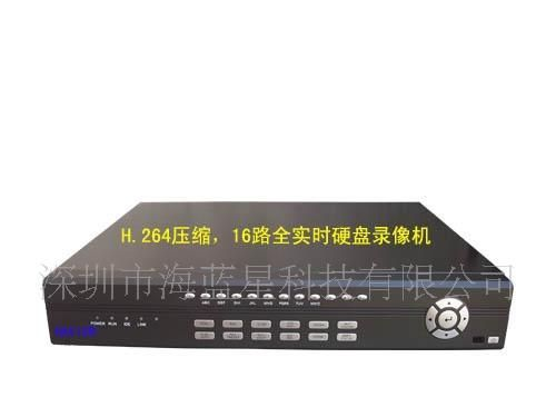 16路H.264压缩嵌入式硬盘录像机