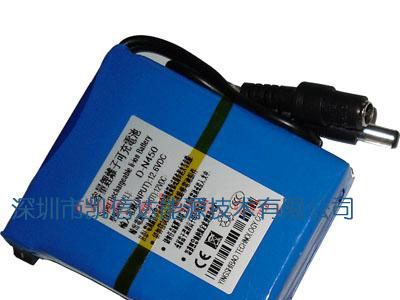 供应12V3500mah锂电池,12V3.5AH聚合物锂电池供应商