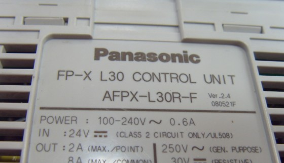 供应AFPX-L30R-F 可编程控制器,30点控制单元