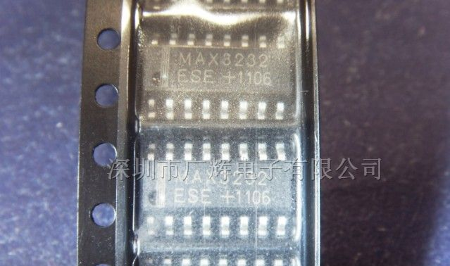 供应3V-5.5V多通道RS-232线路驱动器/接收器MAX3232ESE